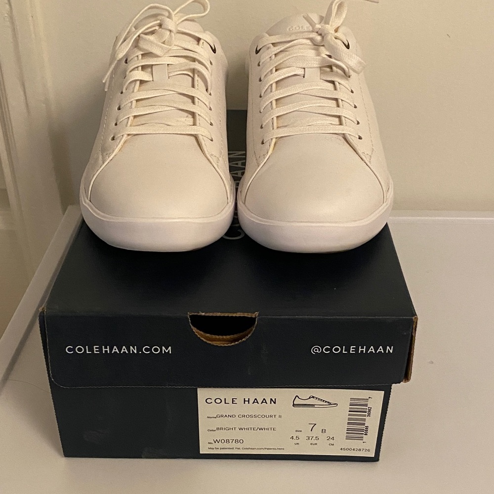 Cole Haan Women’s Grand Crosscourt White Sneakers unworn